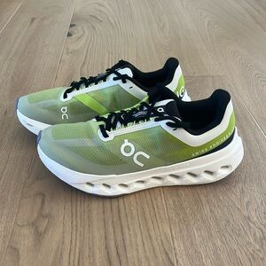 ON Cloudsurfer Next Women’s 7.5 White Lime Green On Cloud Shoes
